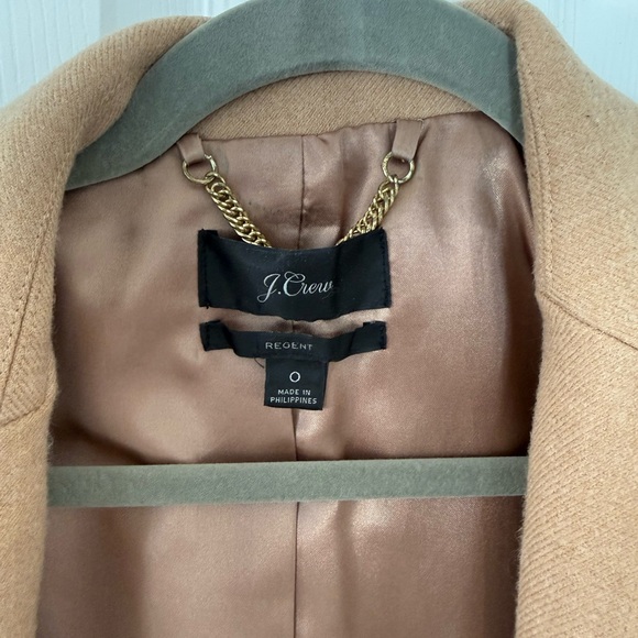 J. Crew Camel Wool Coat - Picture 2 of 7